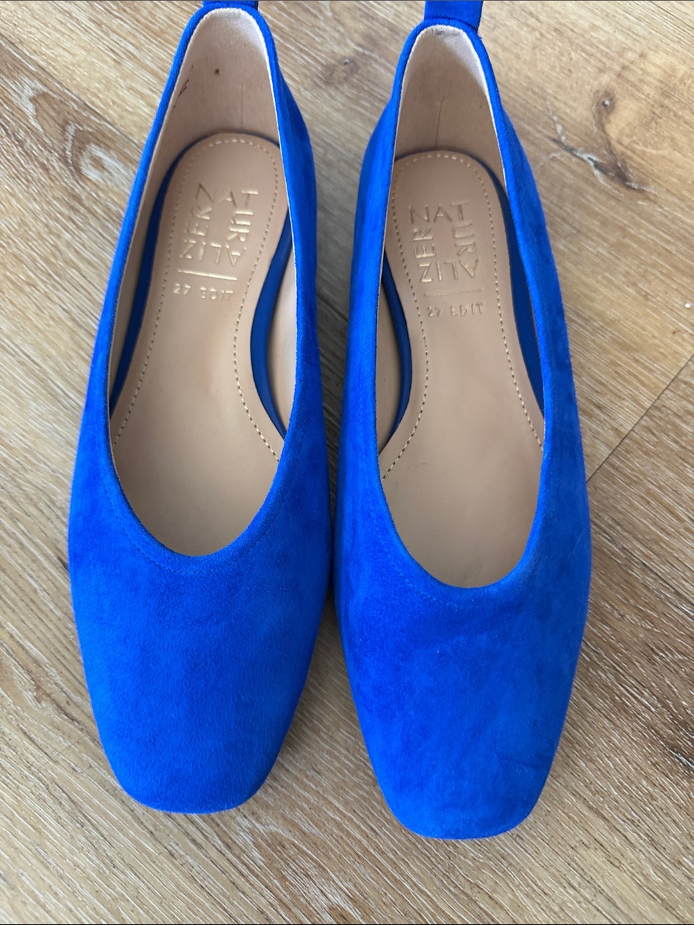 Naturalizer Royal Blue Suede Flats